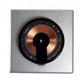 传翔墙充转MagSafe磁吸无线充电支架 铝合金 银色